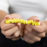Blissy Skinny Scrunchies - Sunshine Yellow