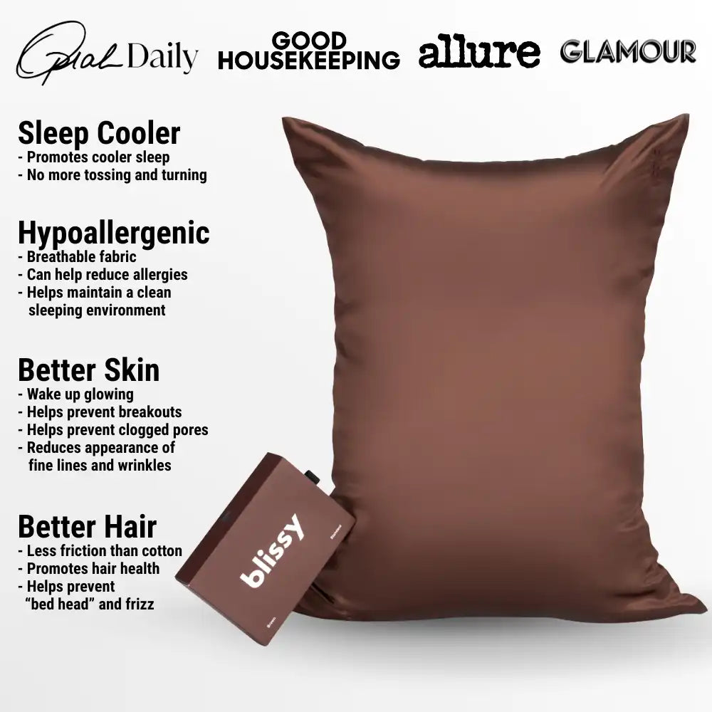 Pillowcase - Chocolate - Queen
