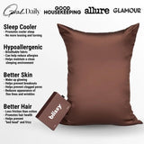 Pillowcase - Chocolate - Queen