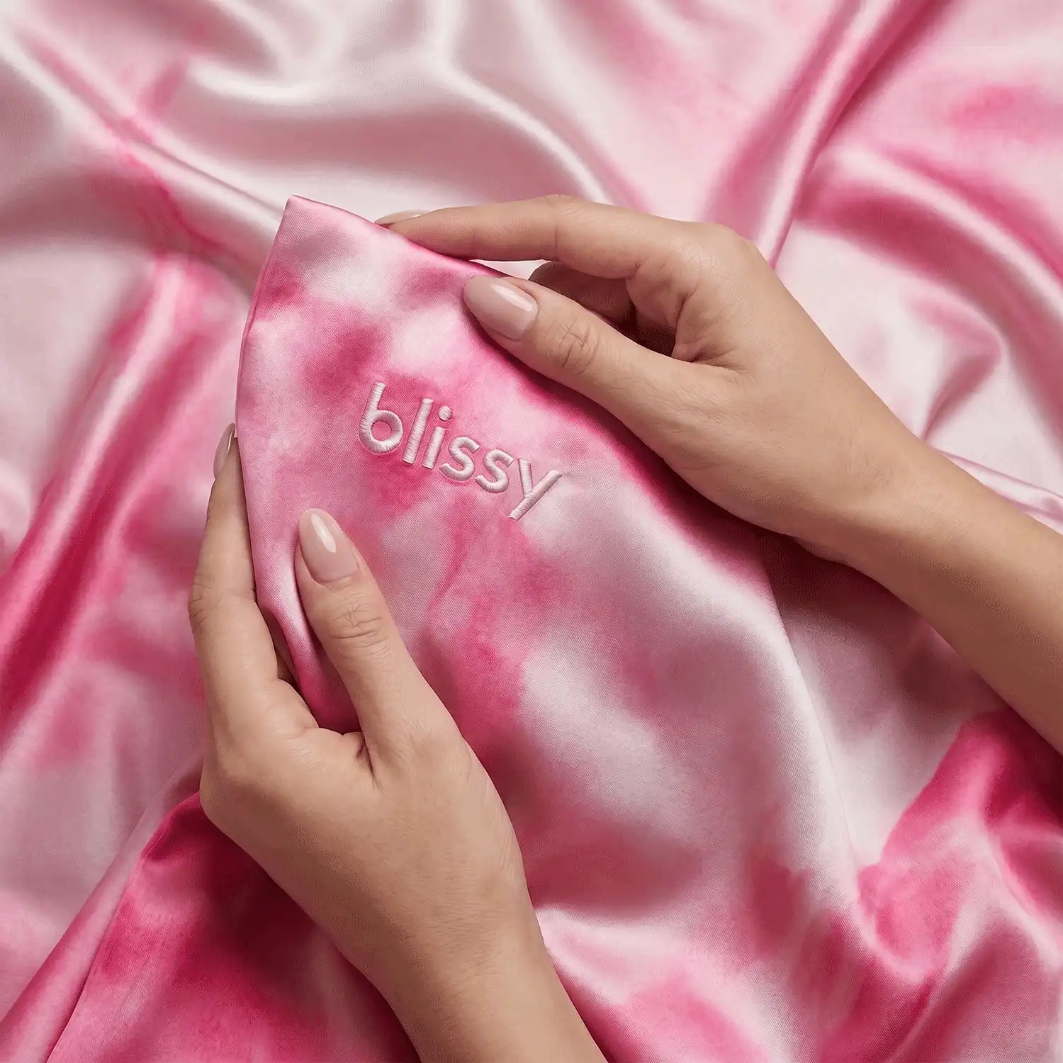 Pillowcase - Pink Tie-Dye - King