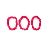 Blissy Skinny Scrunchies - Hibiscus