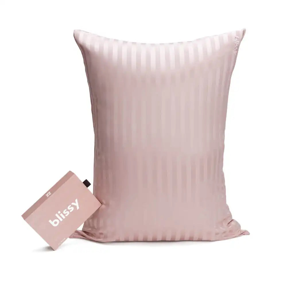 Pillowcase - Pink Striped - Queen