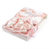 Blissy Scrunchies - Rose White Marble