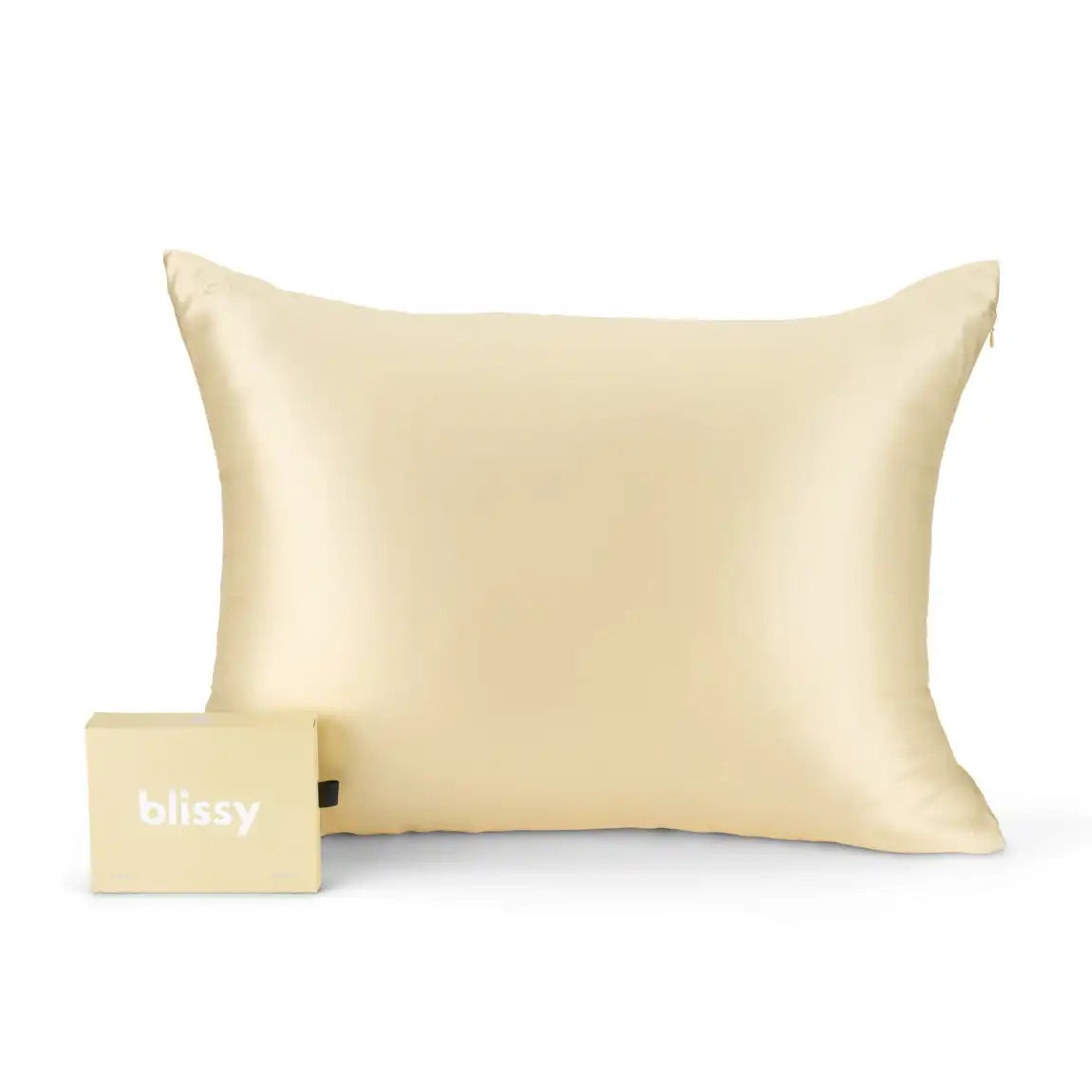Blissy Pillowcase - Custard - Queen