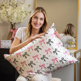 Pillowcase - Dancing Bows - King