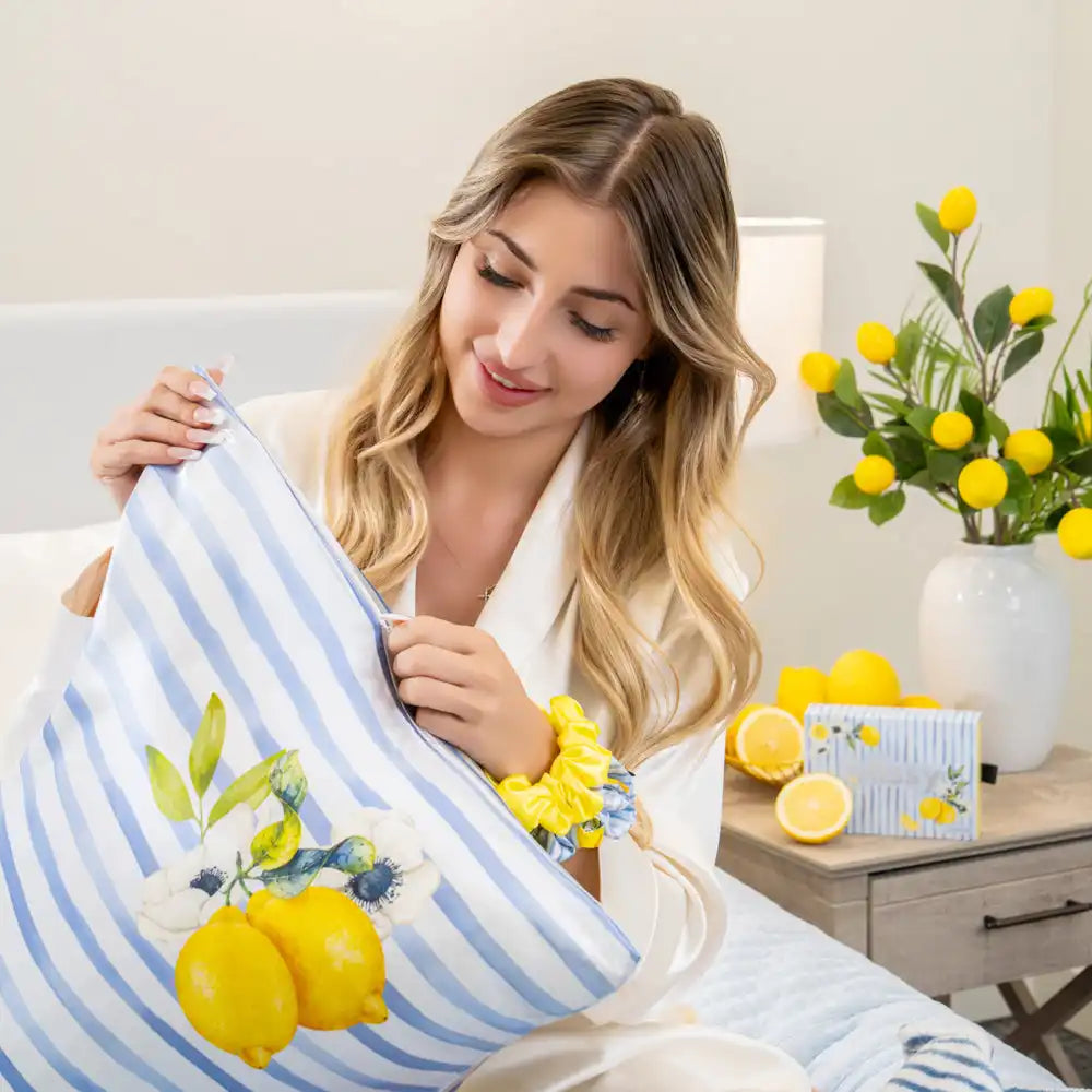Pillowcase - Lemon Bloom - King