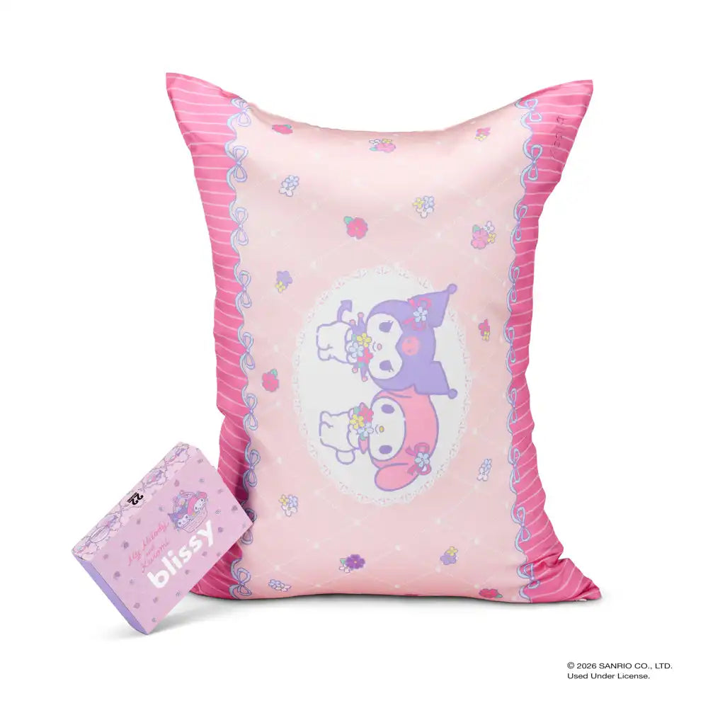 Blissy Pillowcase - Hello Kitty - My Melody™ & Kuromi™ - Queen