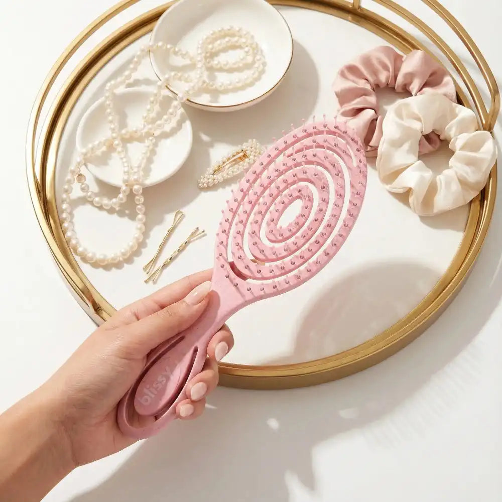 Blissy Detangling Brush - Pink