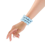 Blissy Skinny Scrunchies - Sky Blue