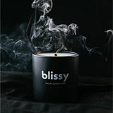 Blissy Candle - Woodsmoke & Leather