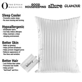 Pillowcase - White Striped - Standard